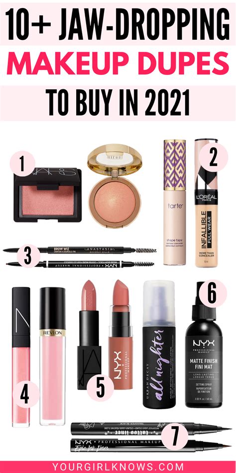 makeup dupes for expensive brands.